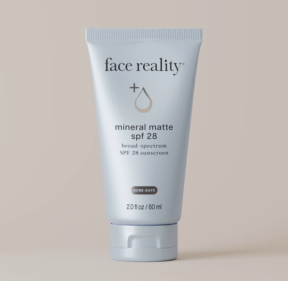 SPF 28 Mineral Matte – Broad Spectrum Protection & Oil Control